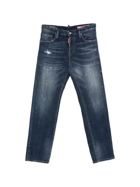 Blugi Dsquared2 zdrențuiți albastru
