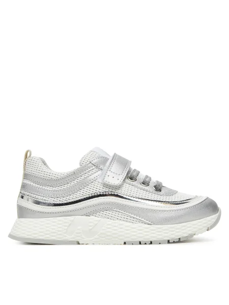 Sneakers Naturino Miska Vl S Argintiu