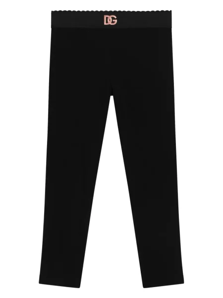 Legginsy dziecięce Dolce And Gabbana czarne
