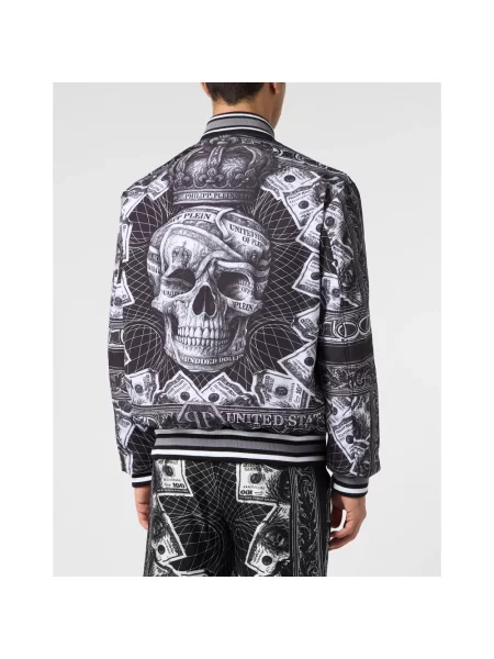 Kurtka bomber Philipp Plein czarny