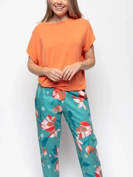 Піжама CYBERJAMMIES Coco бавовна/модал помаранчевий
