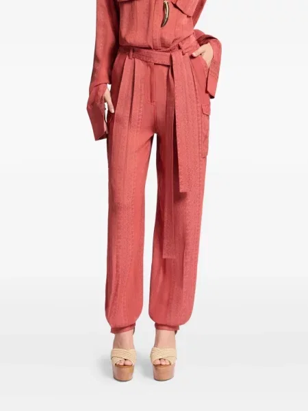 Pantaloni cargo Elie Saab roz