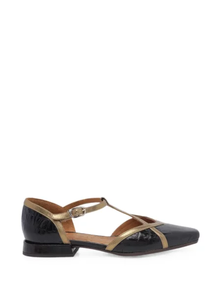 Balerini Chie Mihara din piele negru