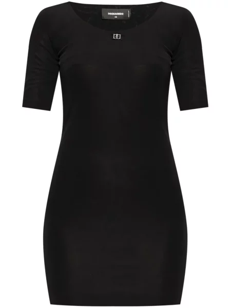Mała mały sukienka mini Dsquared2 garniturowa czarna
