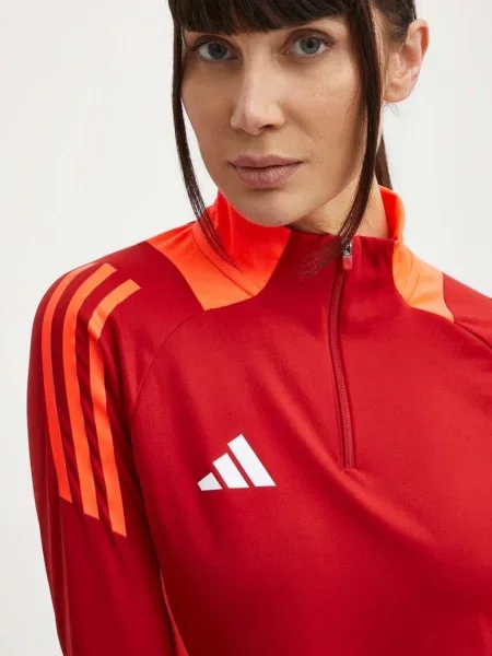 Adidas Performance hanorac de antrenament Tiro 24 Competition rosu modelator alb