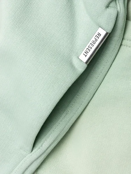 Pantaloni scurți Represent cu broderie verde