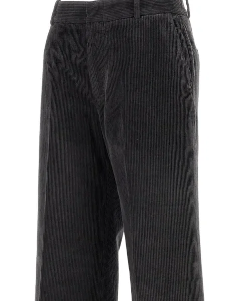 Pantaloni Cellar Door de catifea cord negru