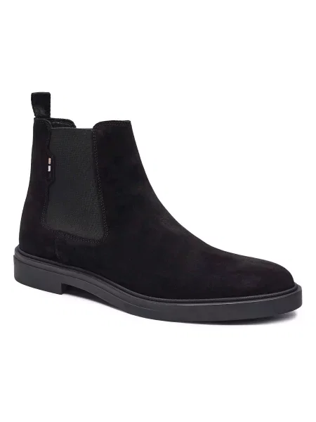 BOSS BLACK Ghete chelsea Calev_Cheb_sdfb | piele întoarsă negru