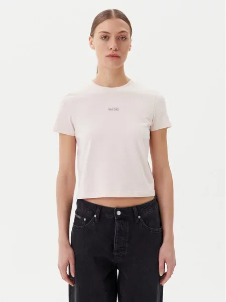 Tričko Calvin Klein Jeans růžové