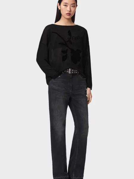 Лонгслив Allsaints черный