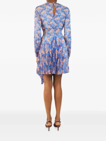 Rochie mini A.l.c. cu model floral cu imagine albastru