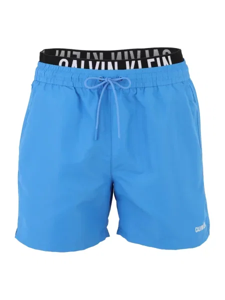 Calvin Klein Swimwear Kopalne hlače Modra bela
