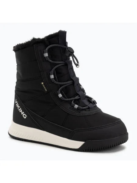 Gyerek hócsizma Viking Footwear Aery Warm GTX SL black/charcoal. Méret: 28 EU fekete