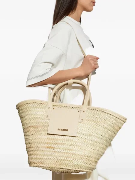 Geantă shopper Jacquemus din piele