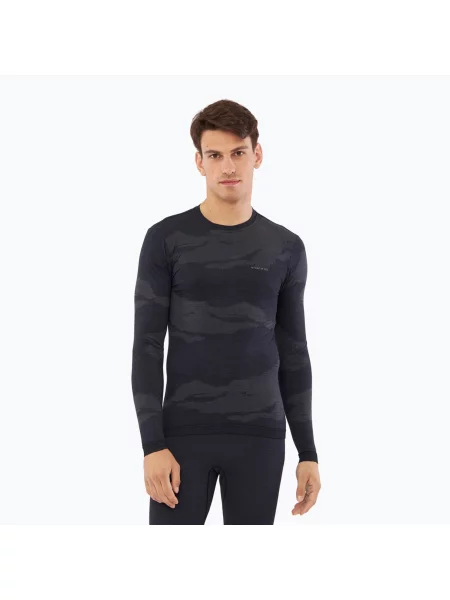 Tricou mânecă lungă Viking negru