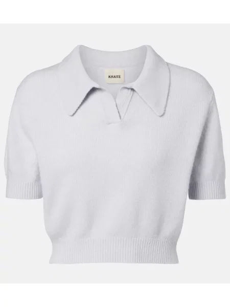 Top Khaite de lână gri