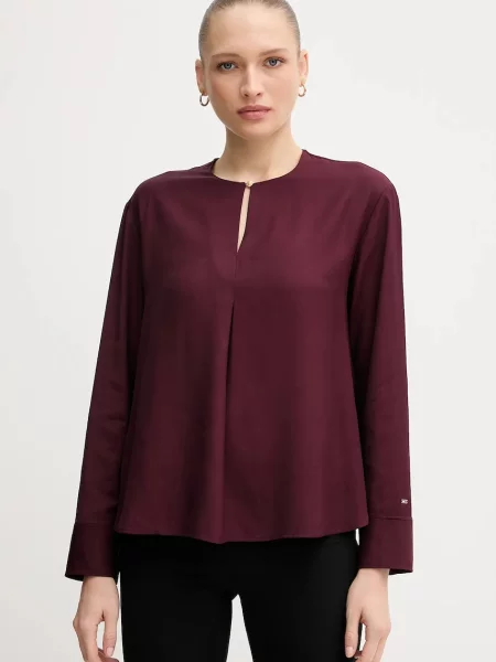 Majica Tommy Hilfiger bordo