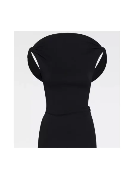 Sukienka mini Jacquemus z odkrytymi plecami czarna