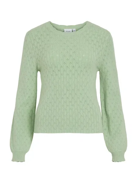 VILA Pulover VIPOILA deschis verde