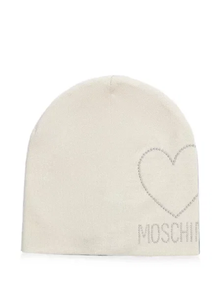 Căciulă Moschino cu motiv cu inimi
