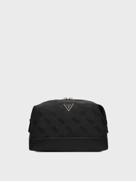 Косметичка Guess з принтом чорна