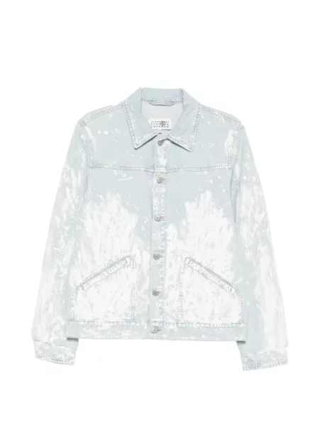 Geacă de blugi Mm6 Maison Margiela albastru