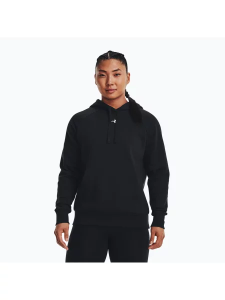 Bluza Under Armour Rival Fleece Hoodie black/white biała
