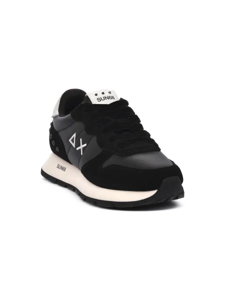 Pantofi Sun68 cu tepi negru