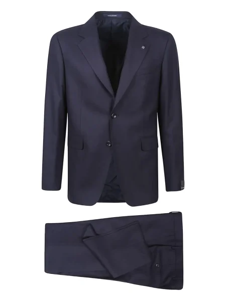 Oblekový jednořadý oblek Tagliatore modrý