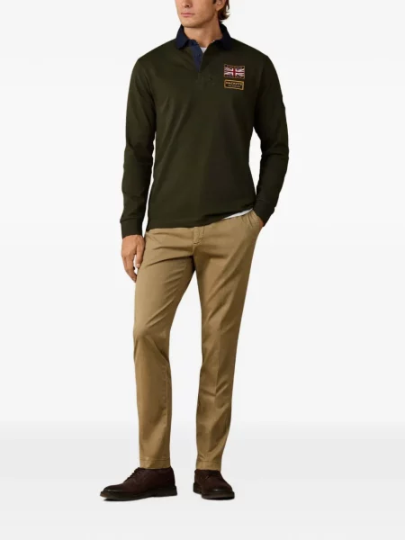 Tricou polo Hackett London verde
