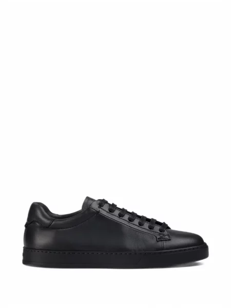 Sneakersy Doucal's skórzane czarne