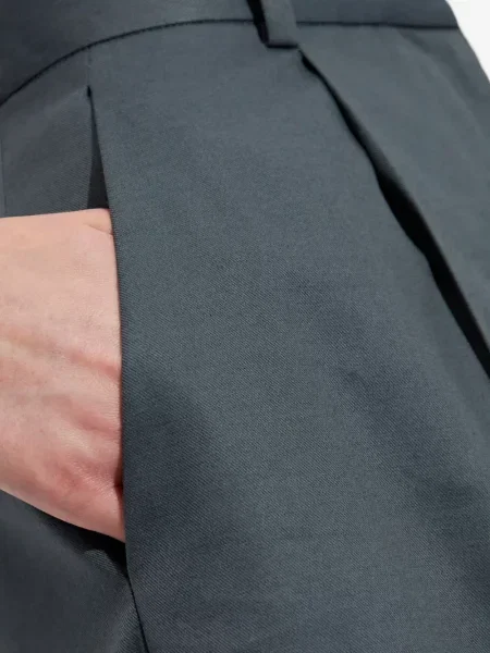 Pantaloni Iro plisate gri