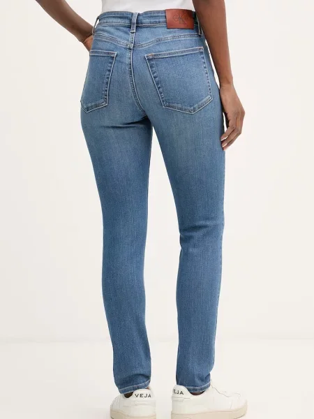 Calvin Klein Jeans дънки skinny дамски синьо