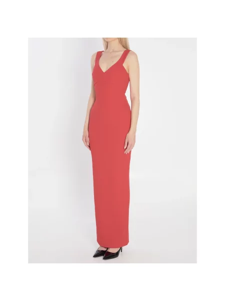 Spodnie Jil Sander czerwone
