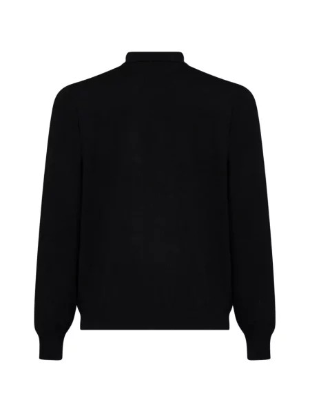 Lung tricou polo D4.0 negru