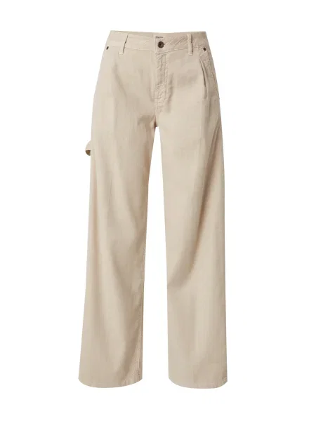 DRYKORN Plisované rifle VYNOWN' béžová