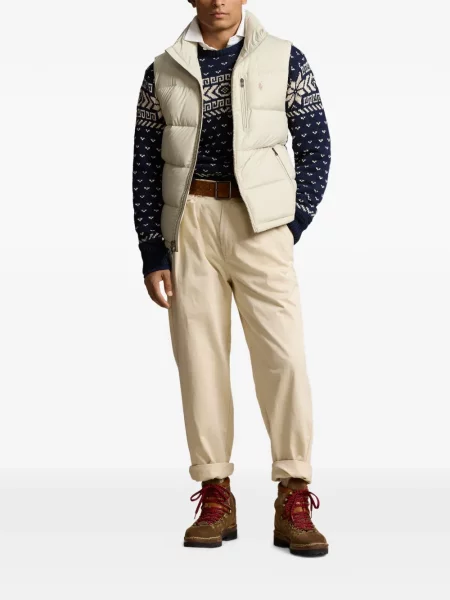 Cu centură curea Polo Ralph Lauren tricotate cu dungi albastru