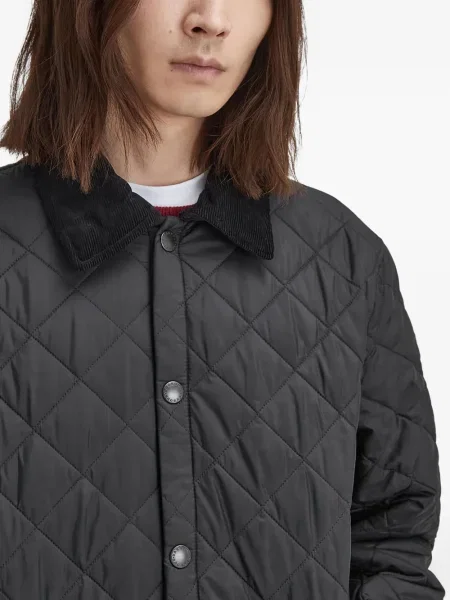 Geacă Barbour de catifea cord negru