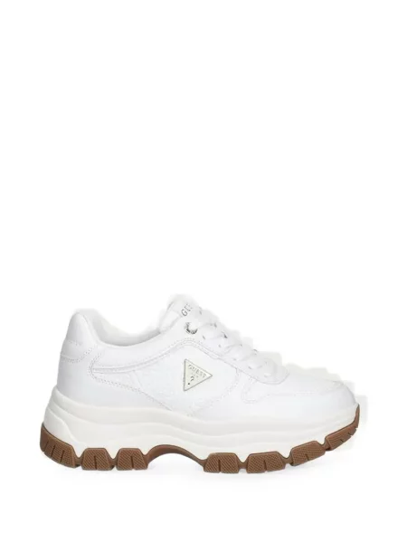 Sneakerși Guess chunky alb