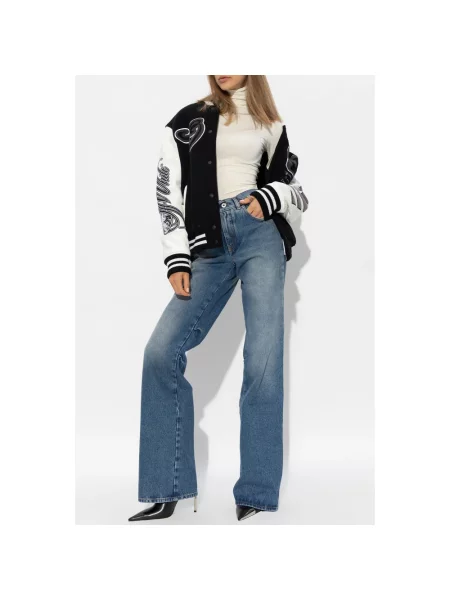 Jeansy Off-white białe