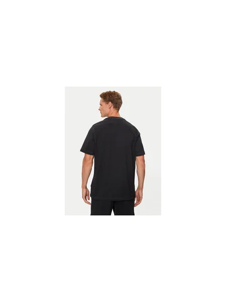 Melange póló Adidas fekete