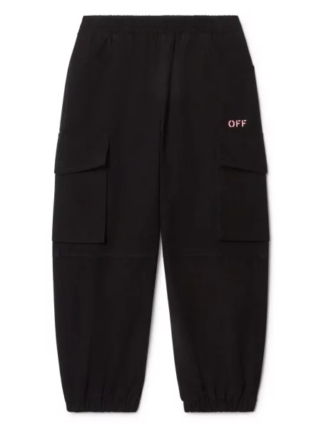 Spodnie cargo dziecięce Off-white białe