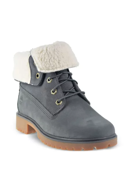 Botine Timberland din fleece gri