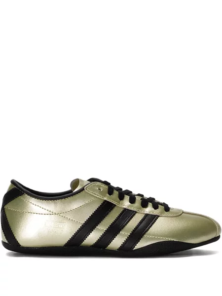 Sneakerși Adidas din piele auriu