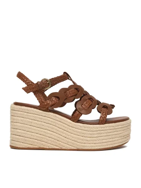 Эспадрильи Badura коричневые