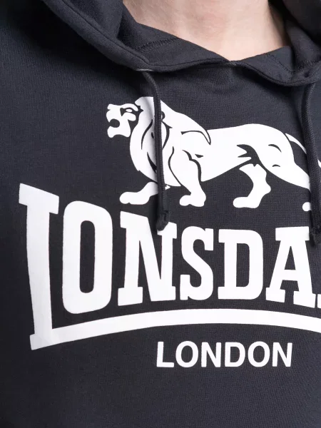 Худи Lonsdale черное