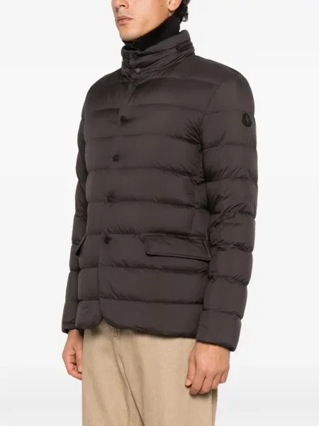 Matlasat geacă Moncler maro