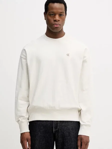 Geacă de blugi Calvin Klein Jeans bej