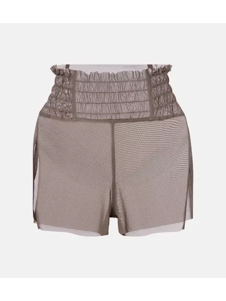 Pantaloni scurți Rick Owens din tul gri