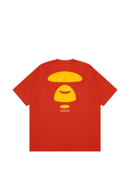 Μπλούζα Aape By *a Bathing Ape® με σχέδιο πορτοκαλί